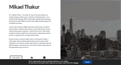 Desktop Screenshot of mikaelthakur.com